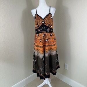 Magic Midi Babydoll Dress Small Y2K 90s Boho Whimsigoth Fairy Grunge‎ A-Line